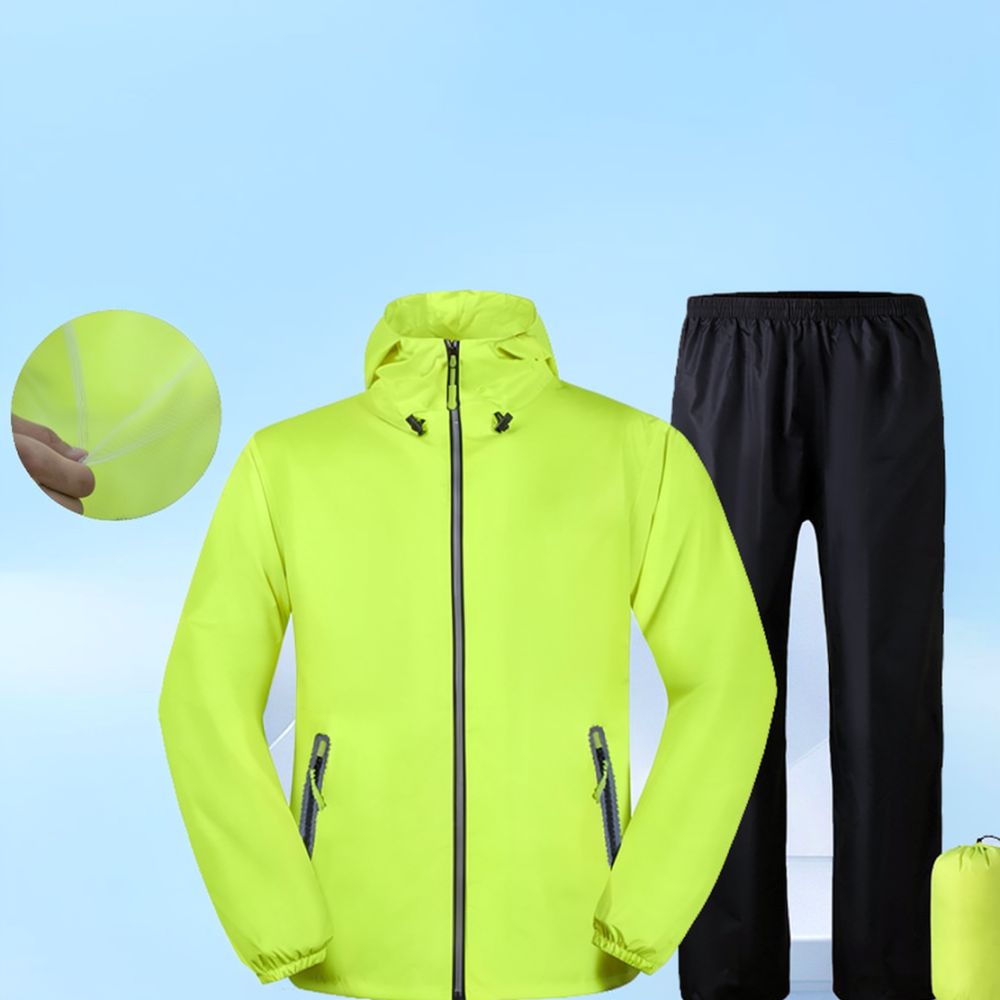 Cycling Commute Pants - Wytrzymały, wodoodporny zestaw kombinezonu przeciwdeszczowego, oddychający,